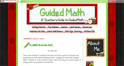 Desktop Screenshot of guided-math.com