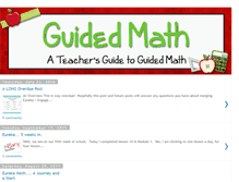 Tablet Screenshot of guided-math.com